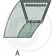 AS-Motor V-diržas
A tipas Matmenys: 9,7 x 882 Modeliams: 21 AH1, 21 AH8, 21 AH9, 21 165, 22, 22/3