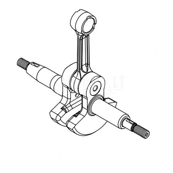 Cranksaft EB8520RT, ECHO