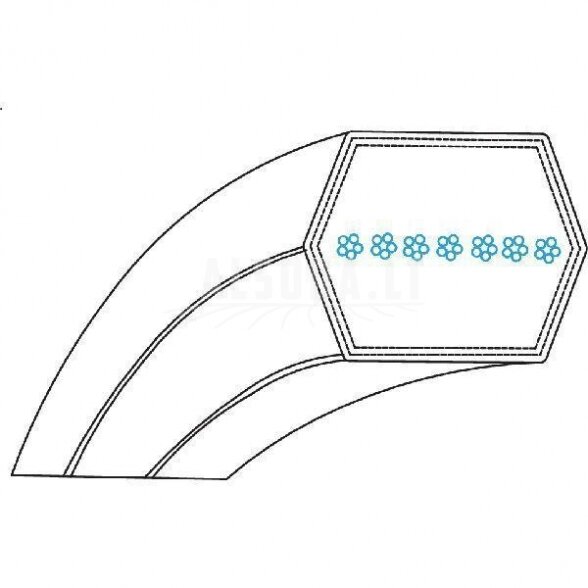 Dvipusis diržas  AA78 1