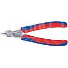 Elektronikos žnyplės 125mm INOX su prispaudimu, Knipex