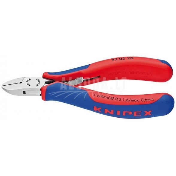 Elektronikos žnyplės 115mm, Knipex