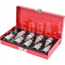 galvučių antgalių rinkinys1/2" Torx 9-vnt TX20-TX60, KS Tools