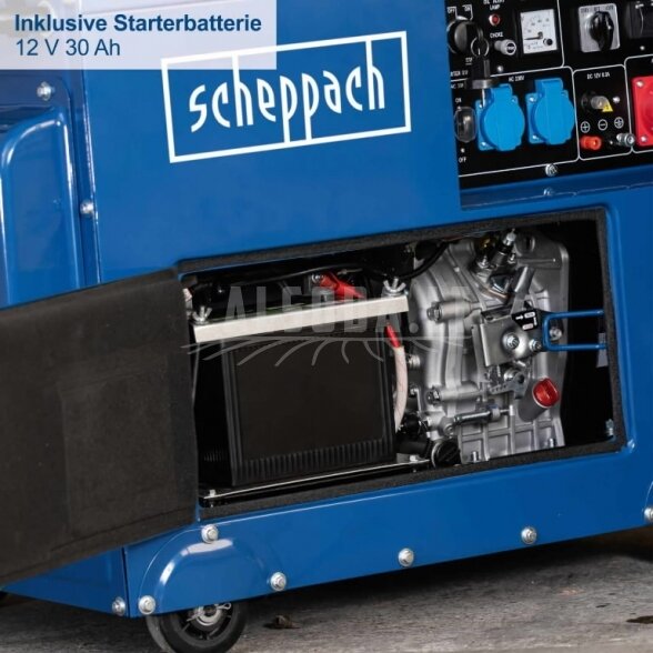 Generatorius dyzelinis SG5200D, Scheppach 11