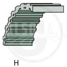 Honda by PIX Dvigubas dantytas diržasH tipas, 1800-DS8M-25 Modeliams: HF 2218, HF 2218 K1, HF 2218 K2, HF 2220, HF 2220 K1, HF 2620 HME, HF 2620 K1 HME, HF 2620 HME/A, HF 2620 HTE, HF 2620 K1 HTE, HF 2620 HTE/A