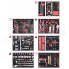 Įrankių rinkinys  mechanikui  316-vnt SCS, KS Tools