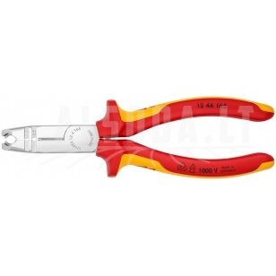 Kabelių nužievinimo replės D8-13mm + 1,5/2,5mm3 VDE, Knipex