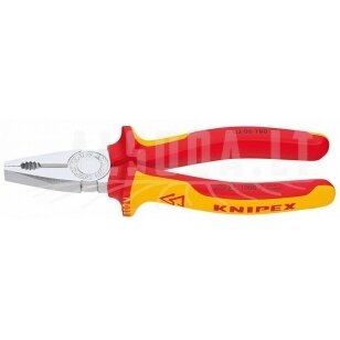 Kombinuotos replės 160 mm VDE, Knipex