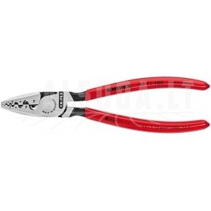 Laidų antgalių užspaudimo replės 0.25 - 16mm2, Knipex