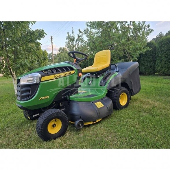 Naudotas sodo traktoriukas John Deere X155R 1