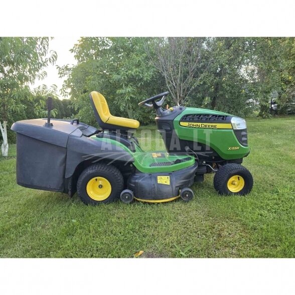 Naudotas sodo traktoriukas John Deere X155R 3