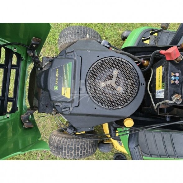 Naudotas sodo traktoriukas john Deere X300R 2