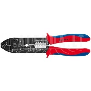 Universalios laido antgalių užspaudimo replės 0.5 - 2.5mm2, Knipex