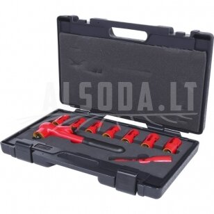 VDE galvučių komplektas, 9vnt, 1/2", KS Tools