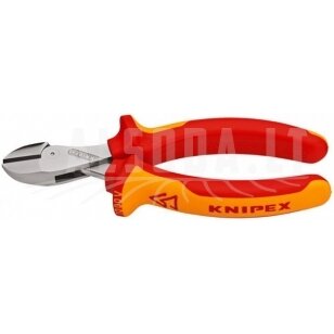 Žnyplės šoninio kirpimo X-Cut 160mm VDE, Knipex