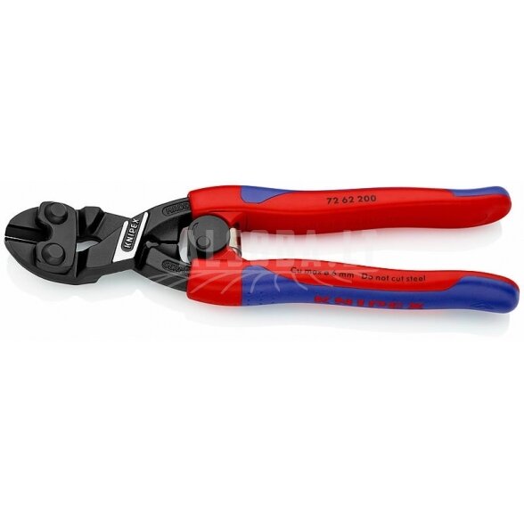 Žnyplės šoninio kirpimo 200mm D6mm, Knipex